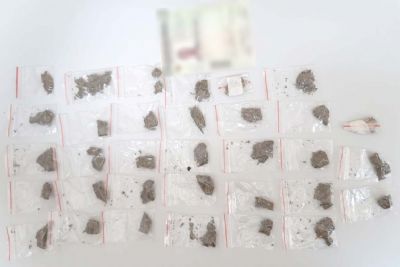 ​Motoboy  flagrado com maconha e preso por trfico de drogas