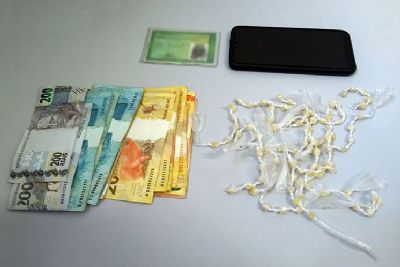 ​Acusado de trfico  preso em flagrante no Campestre II