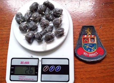 ​Mais um adolescente  apreendido com droga e recolhido na Fundao Casa