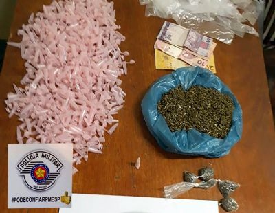 PM apreende 170g de maconha e detm suspeitos na Nova Pilar