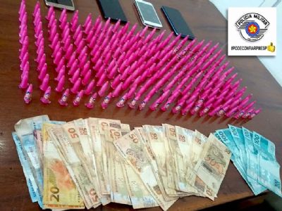 ​Trio  detido com quase meio quilo de cocana em Pilar do Sul