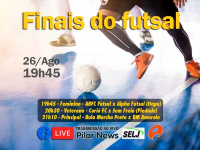 Acontecem hoje as finais do Torneio Intermunicipal de Futsal