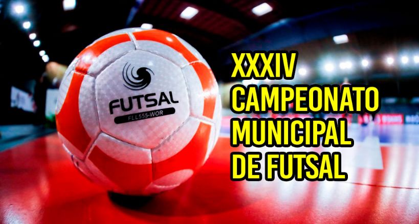 Comea hoje o 34 Campeonato Municipal de Futsal de Pilar do Sul