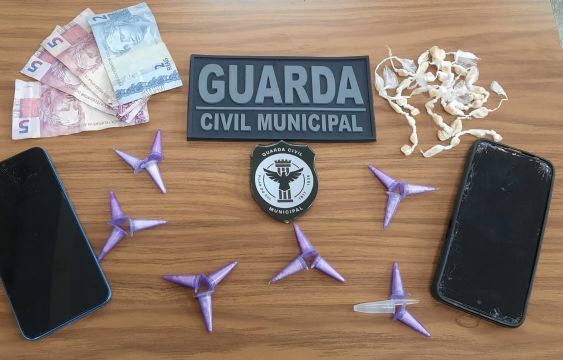 Mais um acusado de trfico  preso pela GCM no Jardim Bonanza