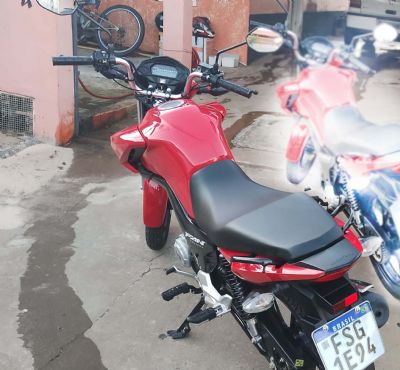 Mais uma motocicleta  furtada em Pilar do Sul