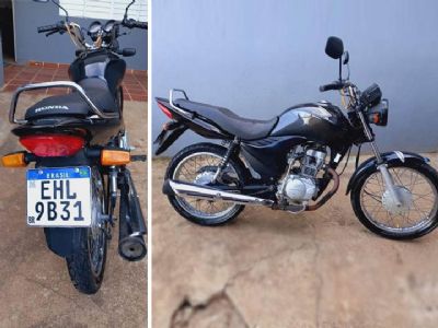 Motocicleta Honda CG Fan  furtada no bairro Campo Grande