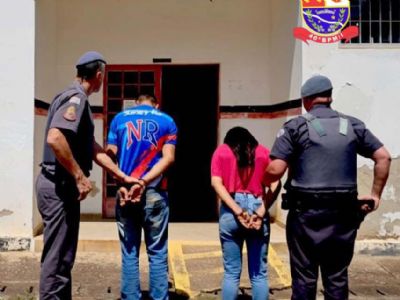 ​Casal procurado pela justia  capturado pela PM no Panorama