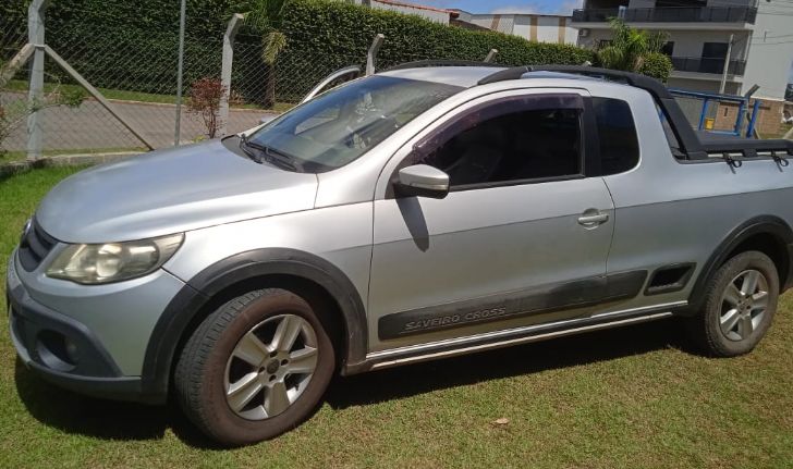 VW Saveiro Cross  furtada no Turvo dos Ferreiras