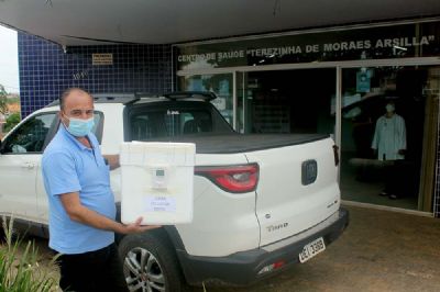 ​Pilar do Sul recebe as primeiras doses da vacina Coronavac