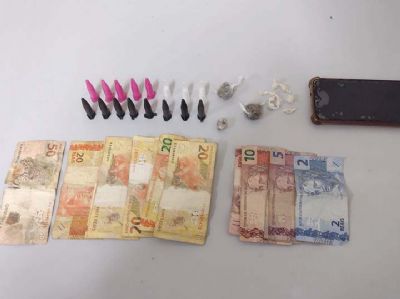 Acusado de trfico  preso pela PM no Jardim Campestre