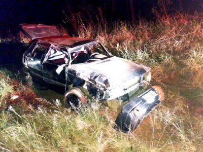 Motorista morre em capotamento na vicinal SPV-093